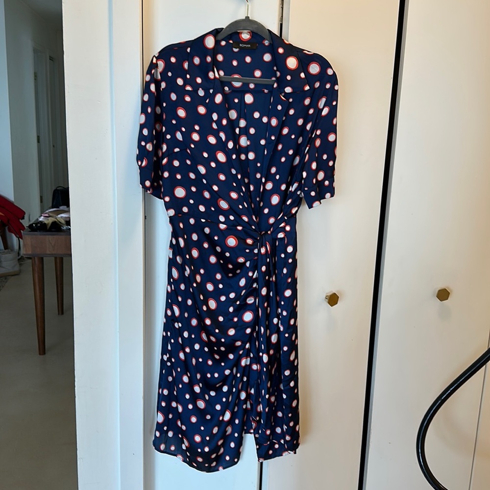 Silk dress by Turkish designer Roman
